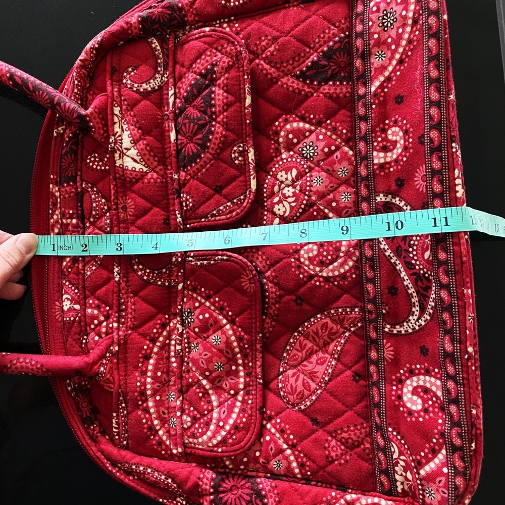 ❤️ Vera Bradley Retired Red Mesa Paisley Bag - Picture 8 of 9